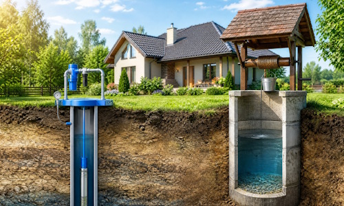 Автономное водоснабжение загородного дома Калуга: скважина или колодец 